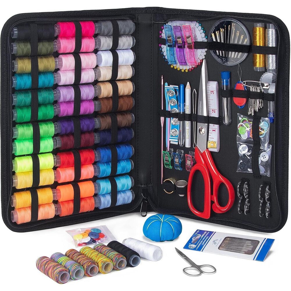 Large Sewing Kit for Adults: 2-Year Supply for Home Hand Mending